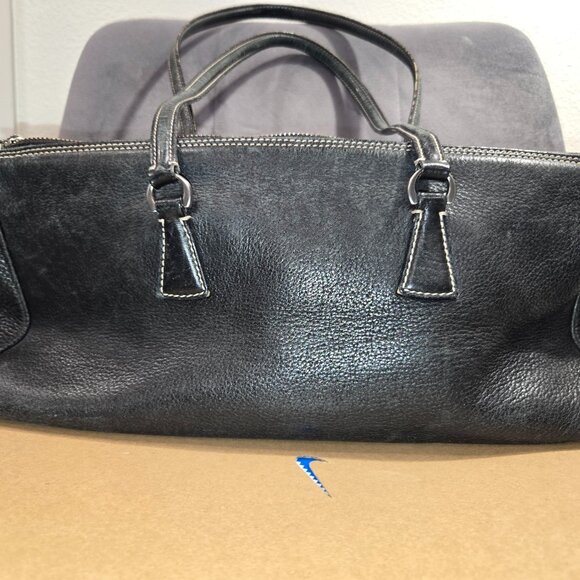 Salvatore Ferragamo vintage black leather bag - AS IS / Repair needed - Picture 3 of 12